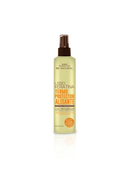 Termoprotector Be Natural Lisso Keratina Alisante 250ml