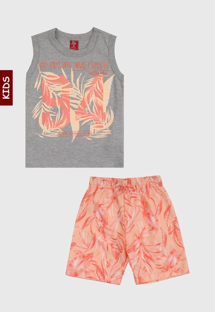 Conjunto Gris-Salmón Bee Loop