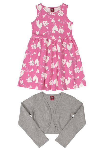 Conjunto Rosado-Blanco-Gris Bee Loop