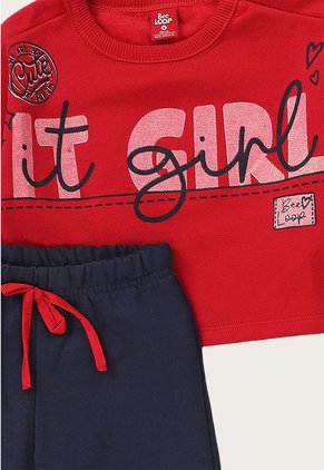 Conjunto Rojo-Azul Bee Loop