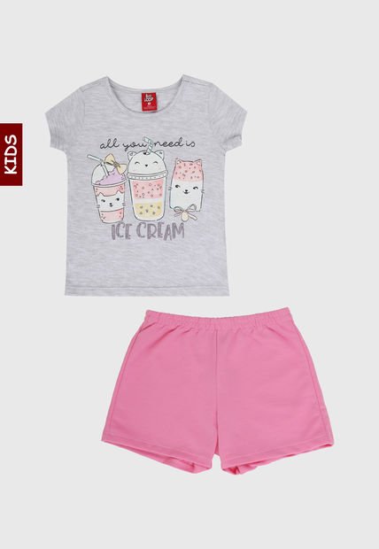 Conjunto Gris Multicolor Bee Loop