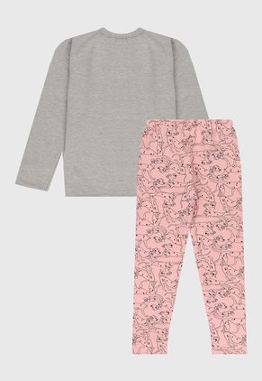 Conjunto Gris-Rosa-Negro Bee Loop