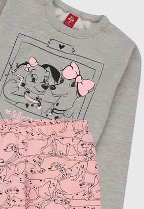 Conjunto Gris-Rosa-Negro Bee Loop