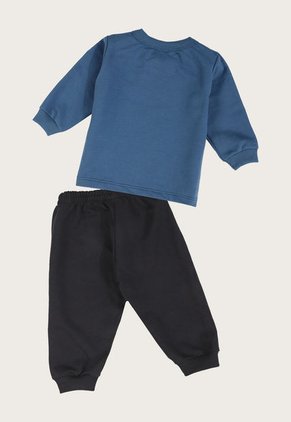 Conjunto Azul Petróleo-Negro-Gris Bee Loop