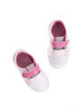 TENIS VELCRO BLANCO - FUCSIA   BEEP IN ELA de Beep In