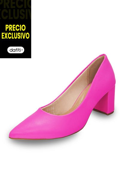 Tacón Medio Fucsia  Beira Rio