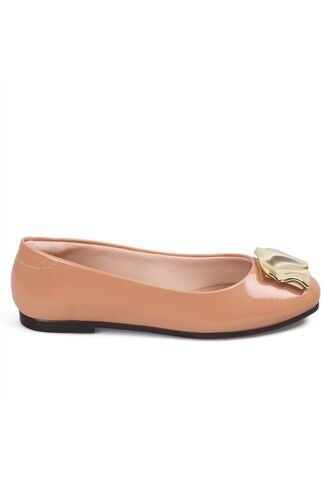 Baleta Casual Nude-Dorado Beira Rio Beira Rio