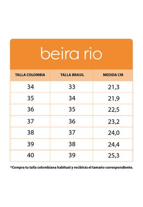 Tacon Bajo Blanco Negro Beira Rio