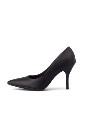 Price Shoes Tacon Cerrado Puntudo Para  Mujer 0224122-1300NEGRO