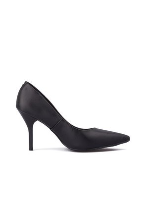 Price Shoes Tacon Cerrado Puntudo Para  Mujer 0224122-1300NEGRO