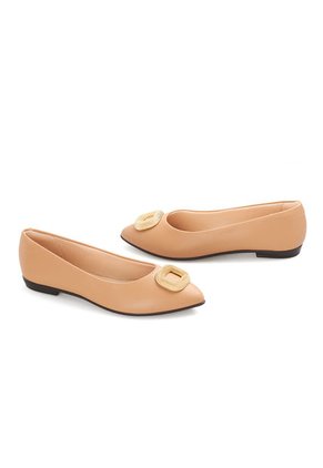 Baleta Nude-Plata Beira Rio