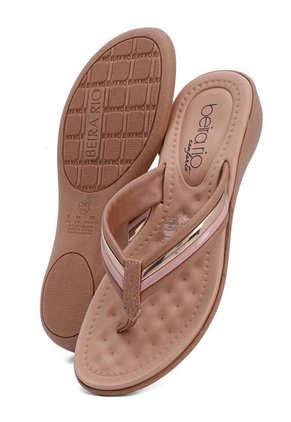 Sandalia Rosa Oro Rosa Beira Rio