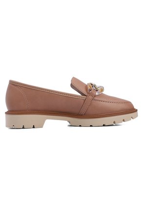 Mocasín Nude-Beige-Dorado Beira Rio