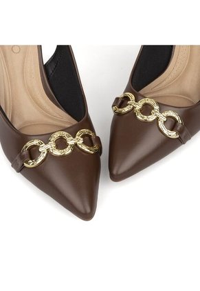 Tacon Alto Slingback Coñac Napa Beira Rio