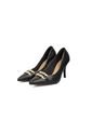 Tacon Stiletto Alto Negro Napa Beira Rio de Beira Rio