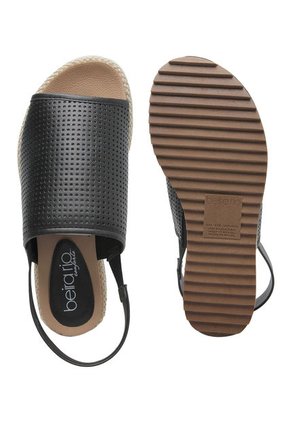 Plataforma Negro-Beige Beira Rio
