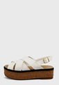 Sandalia Blanco-Beige Beira Rio de Beira Rio