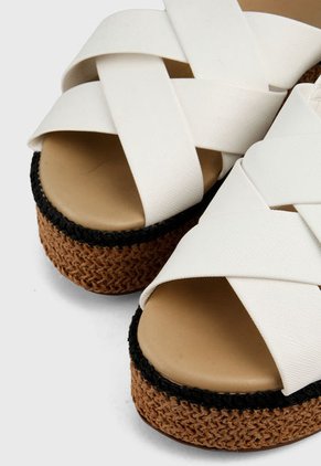 Sandalia Blanco-Beige Beira Rio