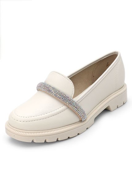 Mocasín Chunky Marfil-Tornasol Beira Rio