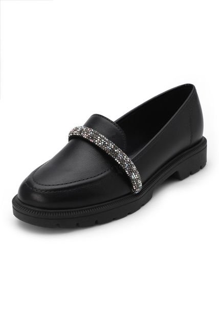 Mocasín Chunky Negro-Tornasol Beira Rio