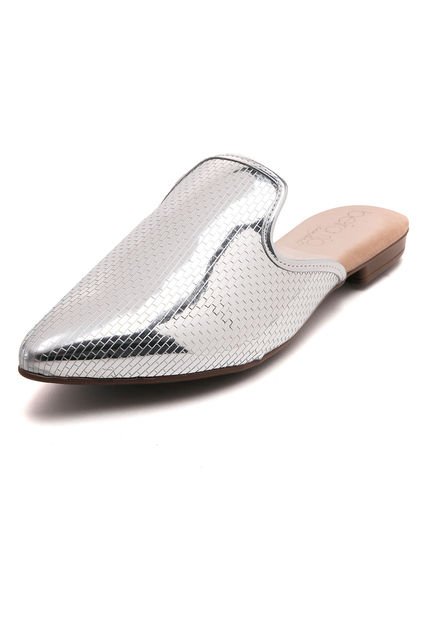 Slipper Plateado Beira Rio