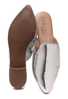 Slipper Plateado Beira Rio