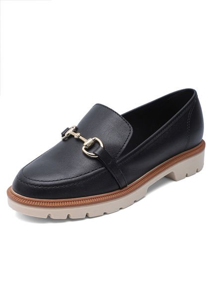 Mocasín Negro-Cafe-Beige Beira Rio