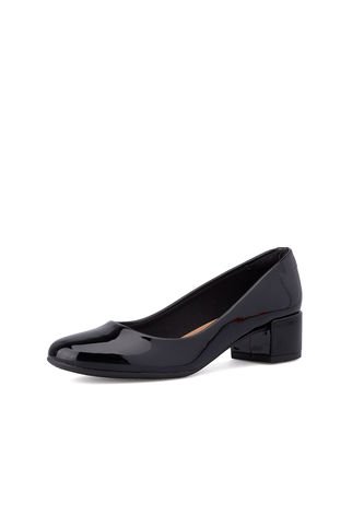 Tacon Medio Verniz Negro Beira Rio Beira Rio