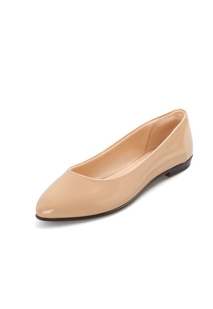 Baleta Verniz Neo Beige Beira Rio
