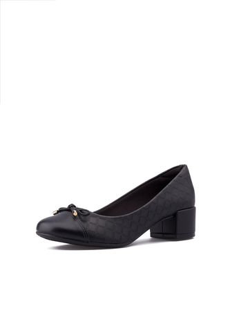 Tacón Bajo Matelasse Negro Beira Rio Beira Rio