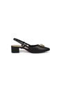 Tacon Bajo Cuadrado Slingback Negro Beira Rio de Beira Rio