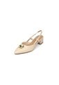 Tacon Bajo Cuadrado Slingback Ostra Beira Rio de Beira Rio