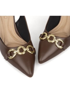 Tacon Alto Slingback Coñac Napa Beira Rio