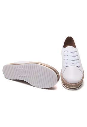 Tenis Blanco-Beige Beira Rio