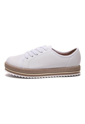 Tenis Blanco-Beige Beira Rio