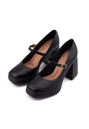 TACON ALTO PLATAFORMA NEGRO DORADO BEIRA RIO