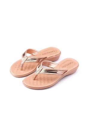 SANDALIAS MUJER BEIRA RIO ORO ROSA
