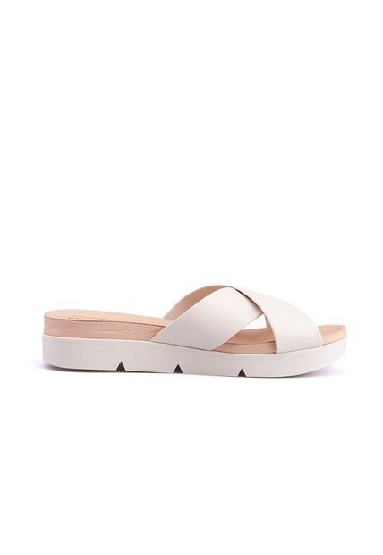 Sandalias Mujer Beira Rio - Color Blanco