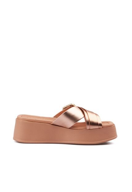 SANDALIAS MUJER ORO ROSA BEIRA RIO