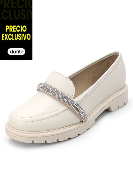 Mocasín Chunky Marfil-Tornasol Beira Rio