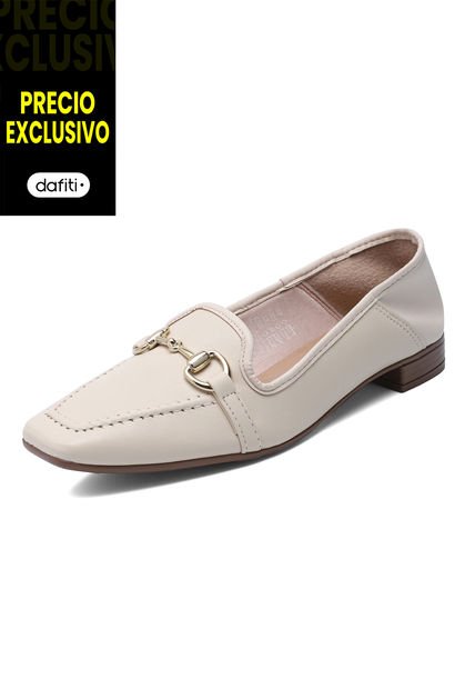 Zapato Casual Crema-Dorado Beira Rio