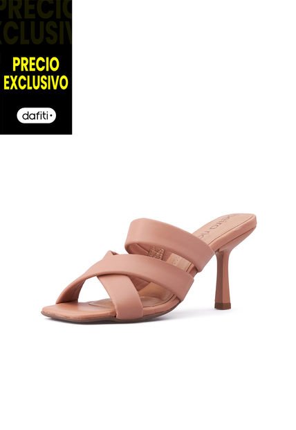 Sandalia Nude Cruzada Beira Rio