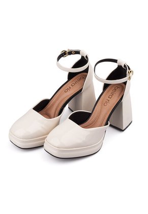 Tacón Alto Crema Beira Rio