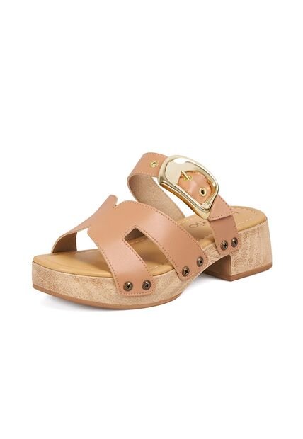 SANDALIA PLATAFORMA NUDE DORADO BEIRA RIO