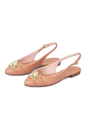 ZUECO NUDE DORADO BEIRA RIO