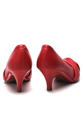 Tacón Medio Rojo Beira Rio