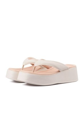 Plataforma Para Mujer Estilo Bloque Beira Rio 0228530-100BLANCO