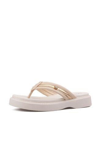 Sandalia Playera Para Mujer Beira Rio 0228537-102CREMA Beira Rio