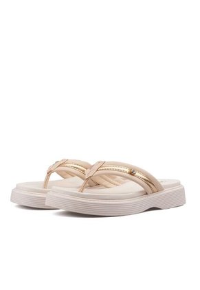 Sandalia Playera Para Mujer Beira Rio 0228537-102CREMA