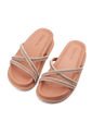 Sandalia Plana Line Nude-Cristal Beira Rio de Beira Rio